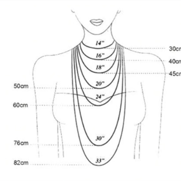 Gold Geometric Rhinestone Link Necklace - Picture 4 of 6